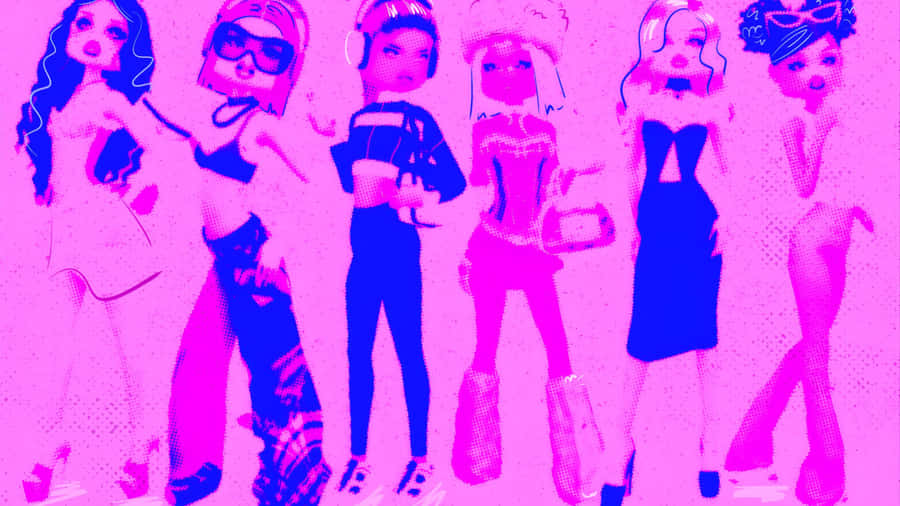 Fashion Dolls Dress To Impress Wallpaper