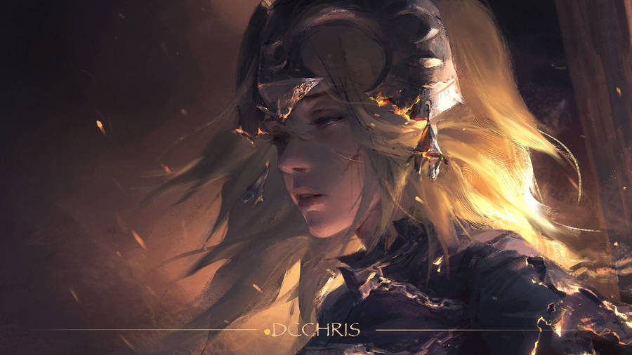 Fate Grand Order Jeanne D' Arc Art Wallpaper