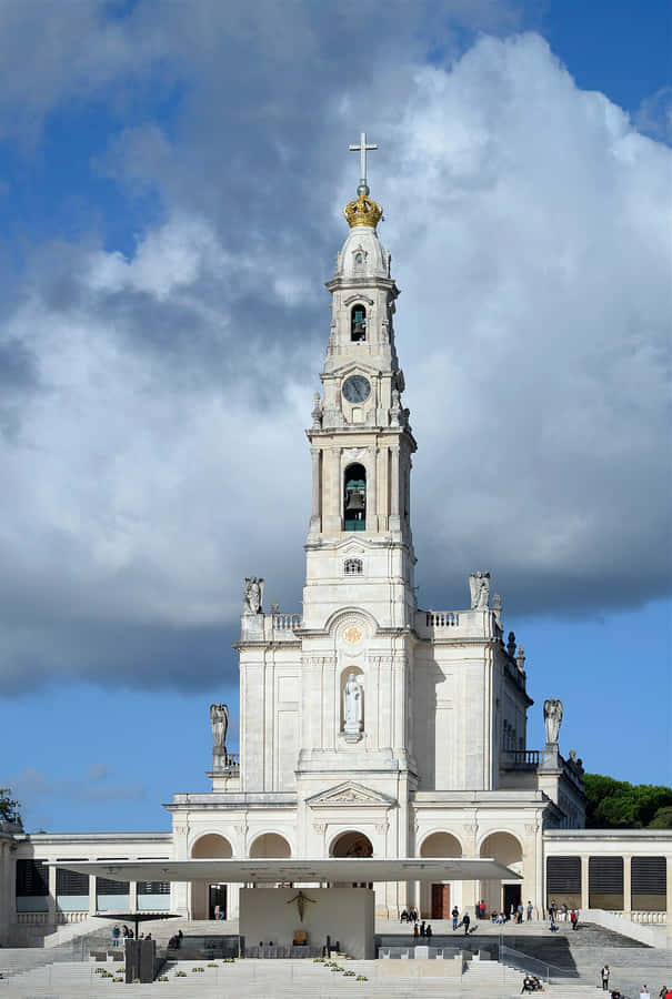 Fatima Sanctuary Front View Photo Wallpaper