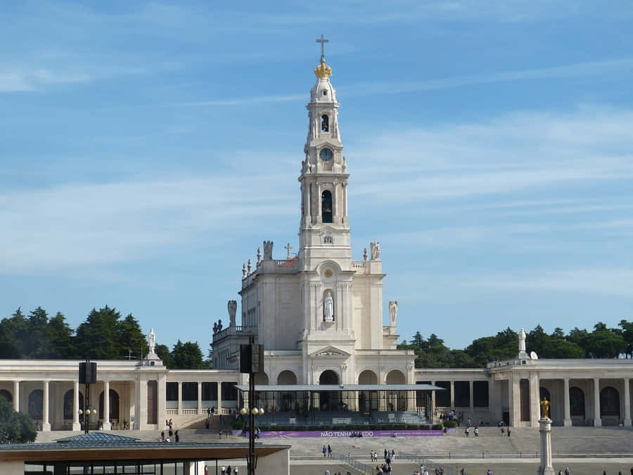 Fatima Sanctuary Shrine In Portugal Wallpaper