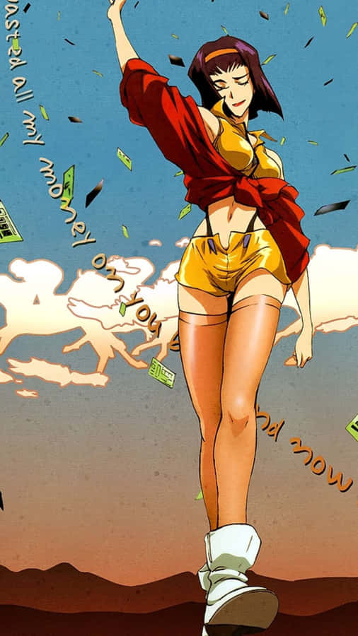 Faye Valentine - The Enigmatic Femme Fatale Wallpaper