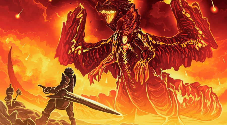 Fearsome Monsters Gather For An Epic Battle In Monster Hunter Wallpaper