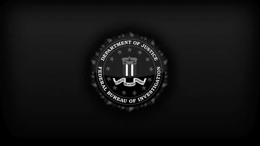 Federal Investigation Plain Black Wallpaper