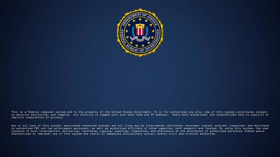 Federal With Warning Wallpaper