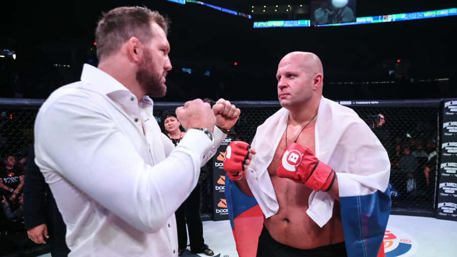 Fedor Emelianenko Versus Ryan Bader Wallpaper
