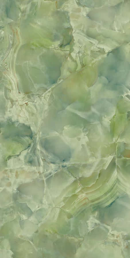 Feel A Sense Of Renewal With This Calming Yet Modern Mint Green Marble Wallpaper