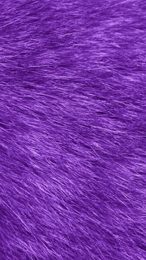Feel Luxurious In Purple Faux Fur Wallpaper