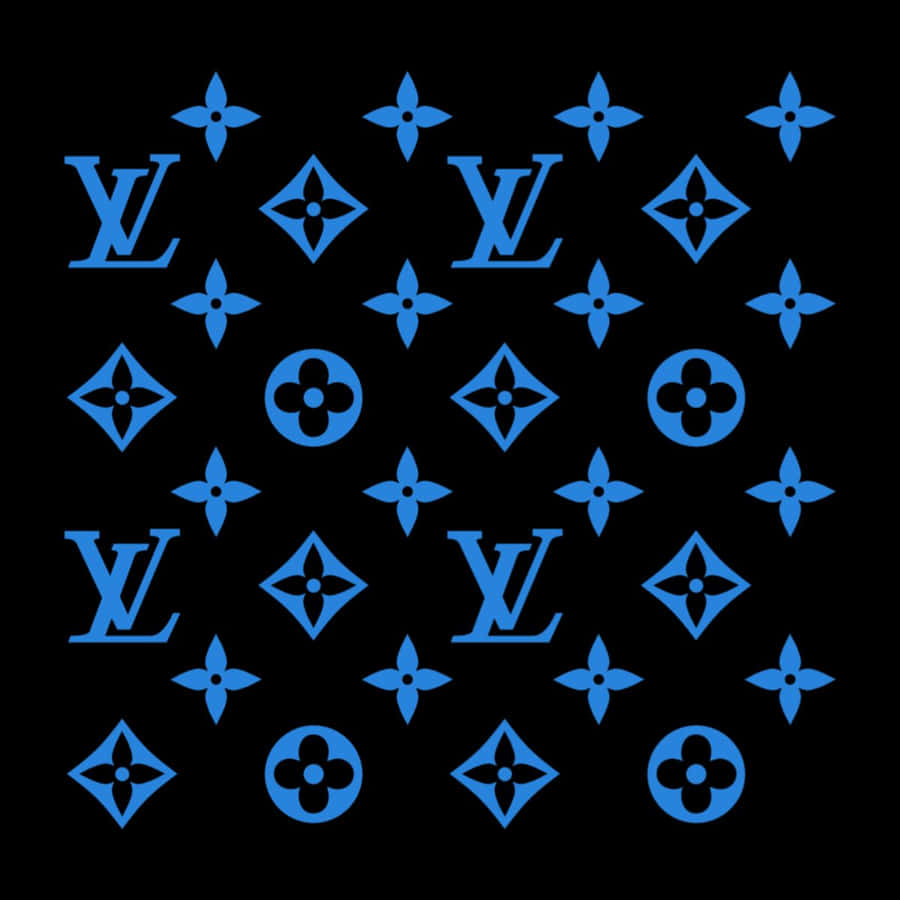 Feel Sleek And Sophisticated With Louis Vuitton Blue Wallpaper