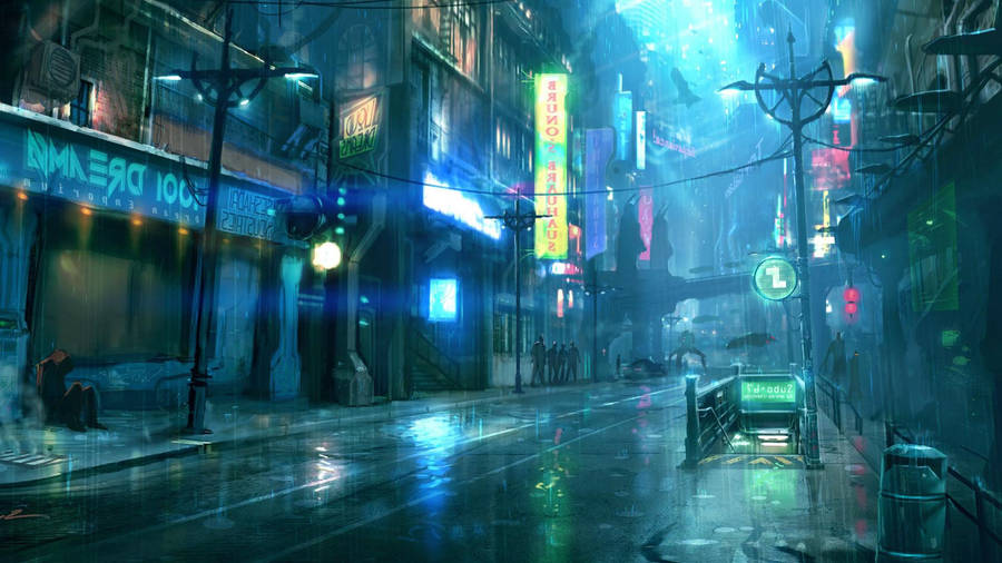 Feel The Future With Cyberpunk In 1920x1080 Wallpaper