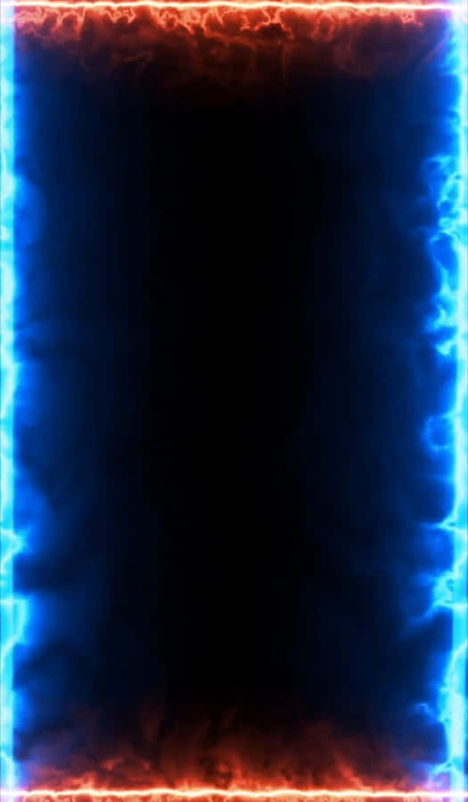 Feel The Heat Of Red And Blue Fire. Wallpaper