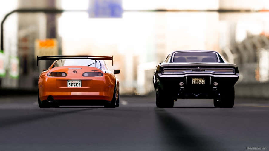 Feel The Rush Of Cool Speed In Fast And Furious! Wallpaper