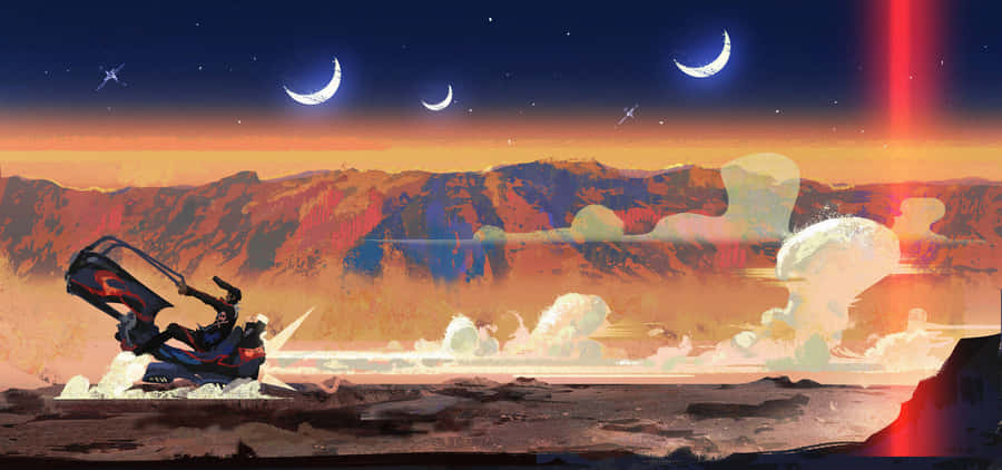 Feel The Wild Speed Of The Redline Wallpaper