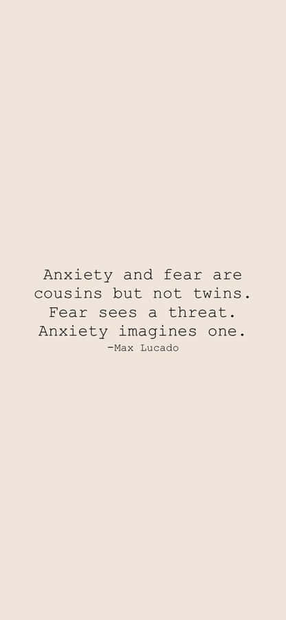 Feelings Of Anxiety? Deal With It Using An Iphone Wallpaper