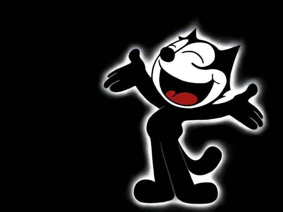 Felix The Cat Glowing Wallpaper