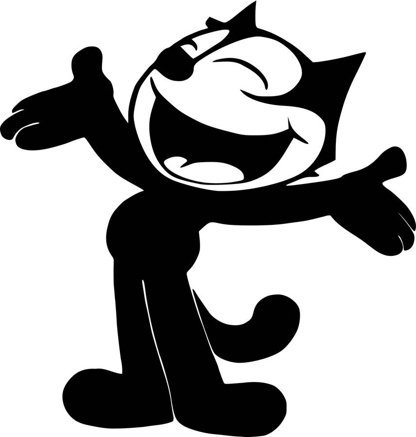 Felix The Cat Happy Mood Wallpaper