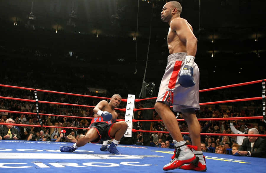 Felix Trinidad Seen Being Knocked Down Wallpaper