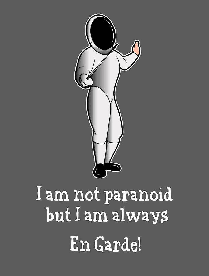 Fencing En Garde Quote Wallpaper