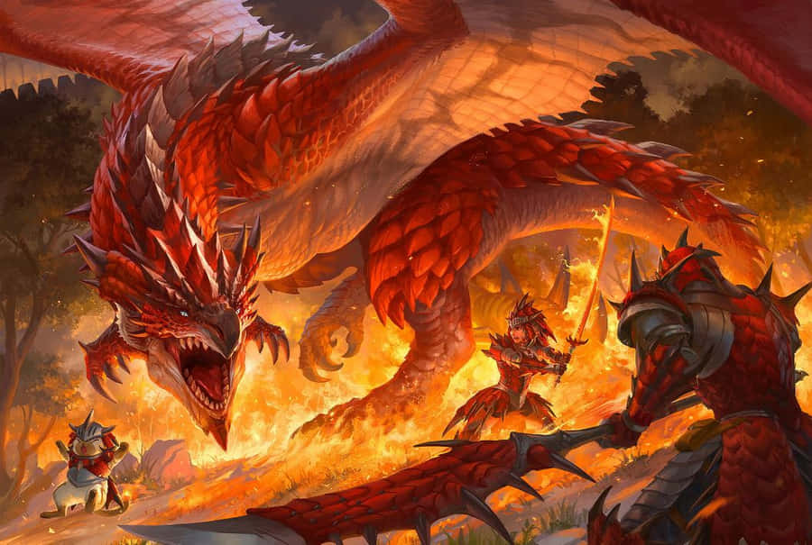 Ferocious Monsters Of Monster Hunter Facing Off Wallpaper