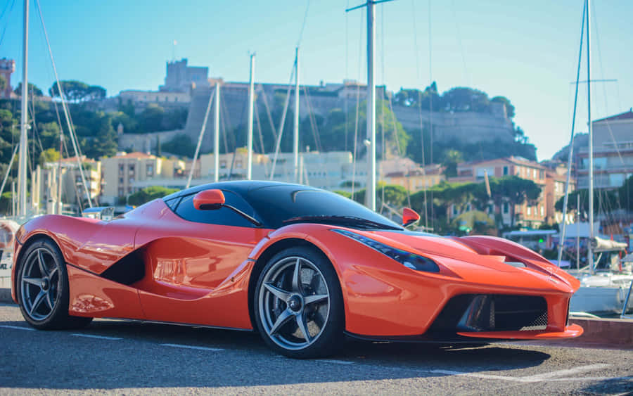 Ferrari Laferrari: Power And Elegance Combined Wallpaper