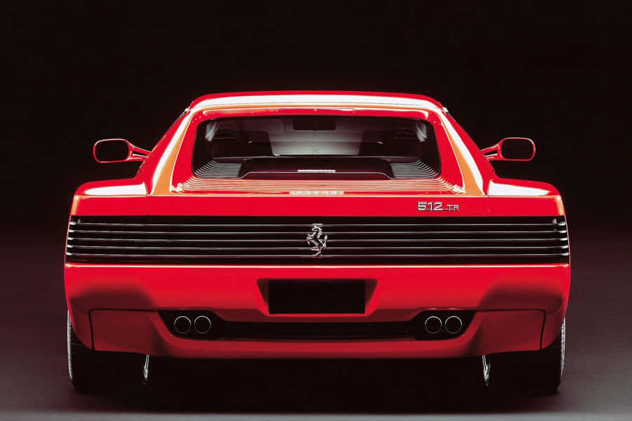 Ferrari Testarossa In Action Wallpaper