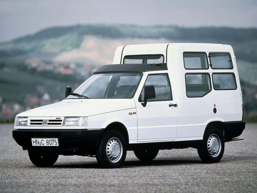 Fiat Fiorino In Scenic Surroundings Wallpaper