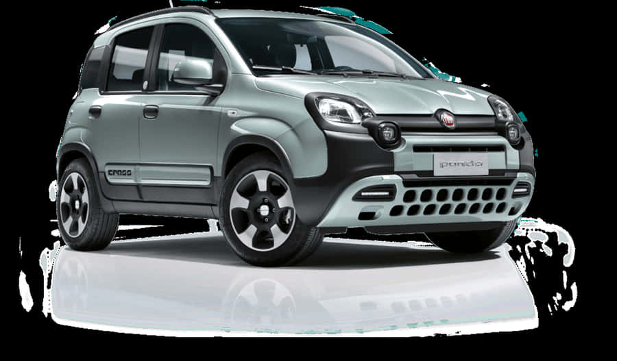 Fiat Fiorino In Urban Setting With Modern Architecture Wallpaper
