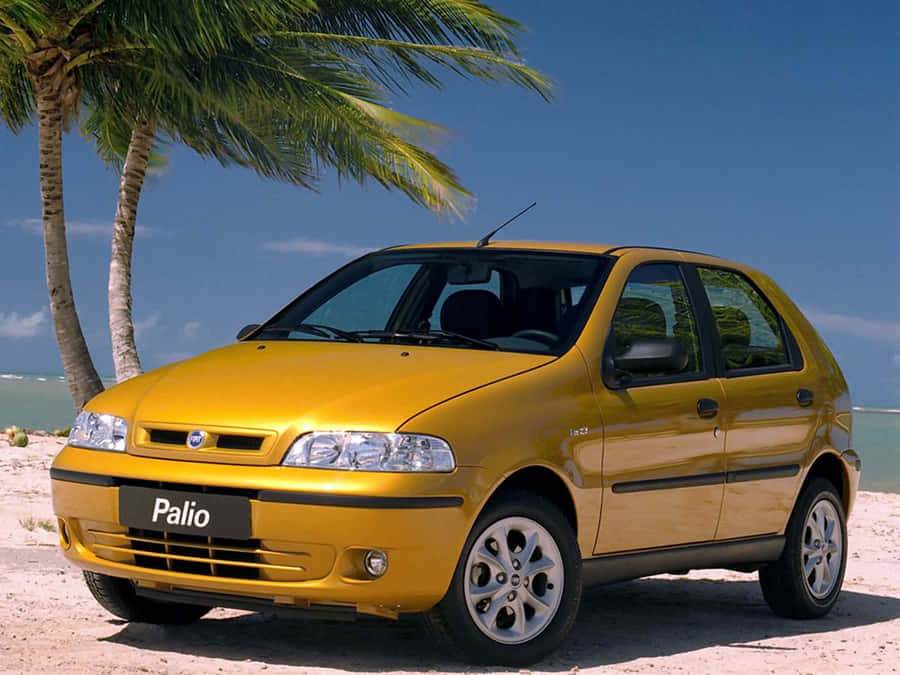 Fiat Palio - Speed Meets Style In Red Wallpaper