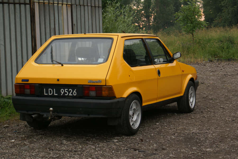 Fiat Ritmo: A Classic Meets Modernity Wallpaper