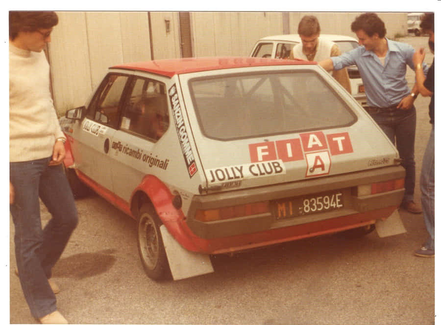 Fiat Ritmo: Classic Red Beauty Wallpaper