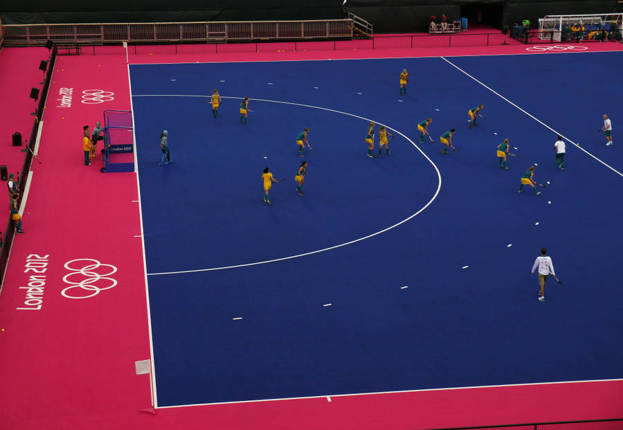 Field Hockey Riverbank Arena Wallpaper
