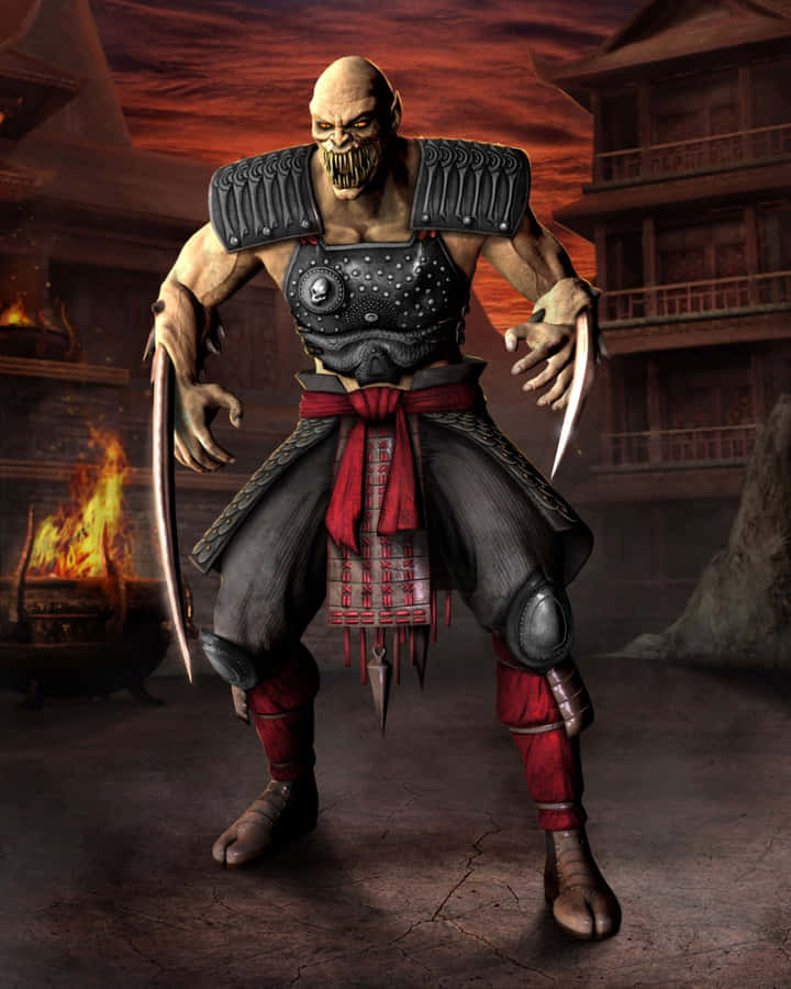 Fierce And Deadly Baraka In Mortal Kombat Wallpaper