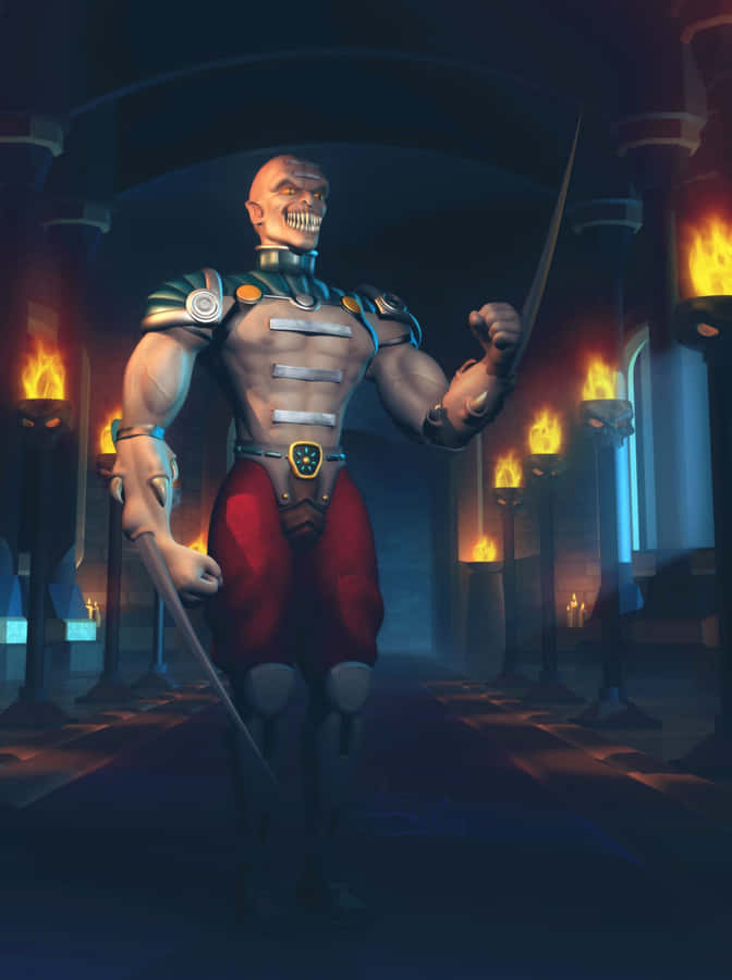 Fierce Fighter Baraka From Mortal Kombat Wallpaper