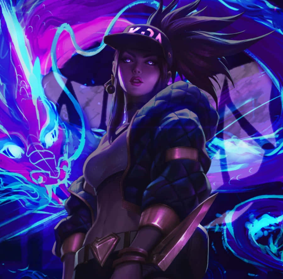 Fierce Gamer Girl Avatar Wallpaper