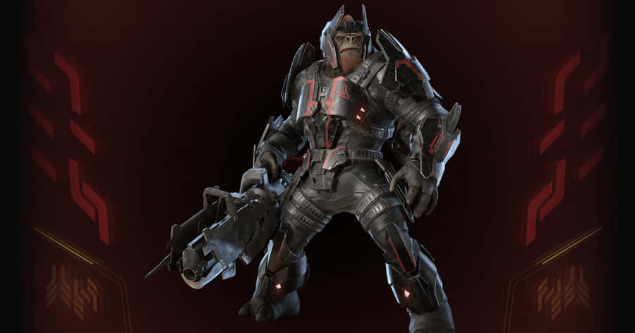 Fierce Halo Brutes Ready For Battle In High-quality Wallpaper Wallpaper