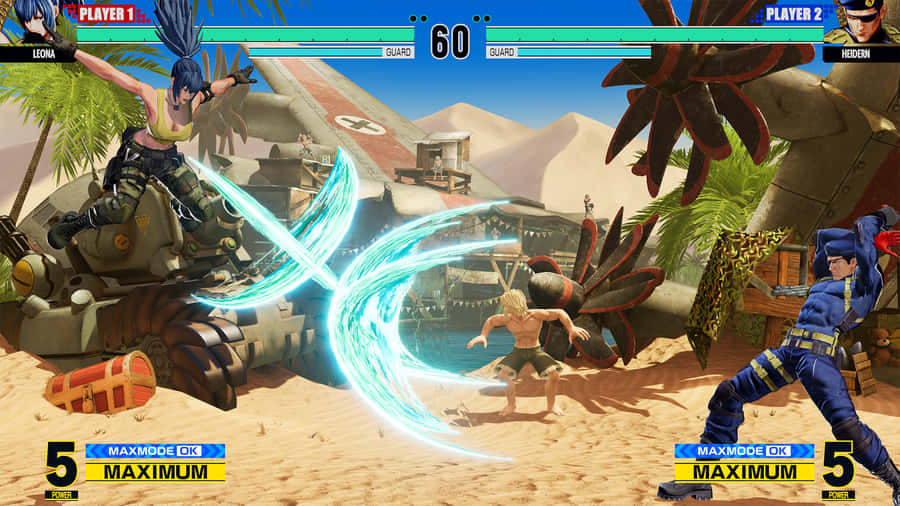 Fierce Street Fighter Characters In Action Wallpaper