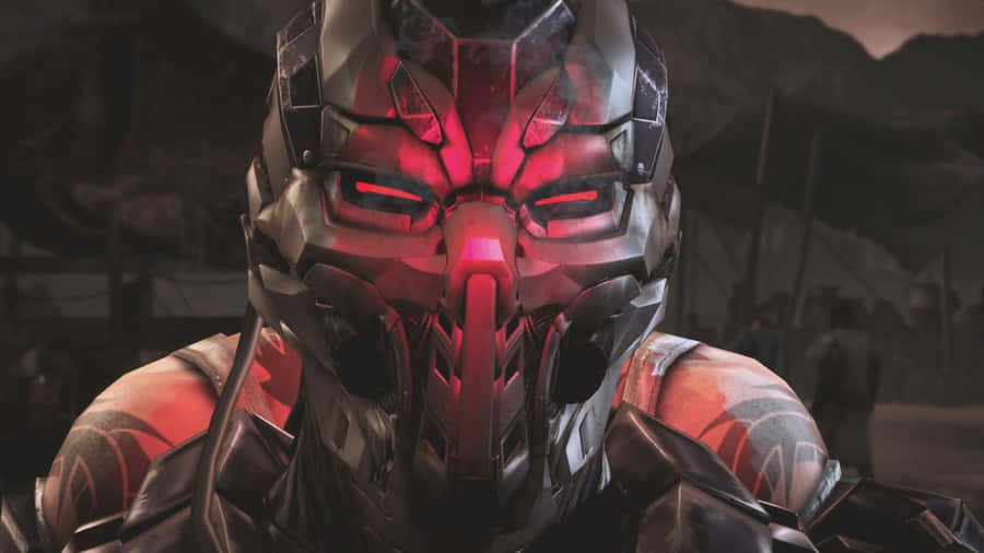 Fierce Triborg Warrior In Mortal Kombat Wallpaper