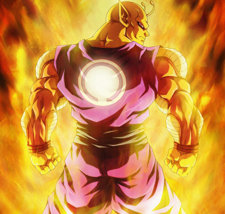 Fiery Orange Piccolo Art Wallpaper