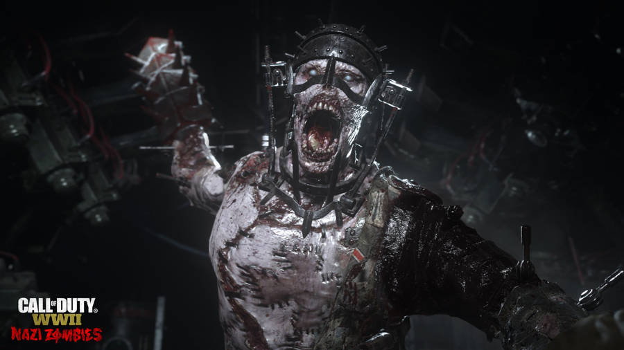 Fight Your Way Through Hordes Of Nazi Zombies In Call Of Duty Wallpaper