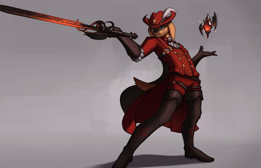 Final Fantasy Red Mage Stance Wallpaper