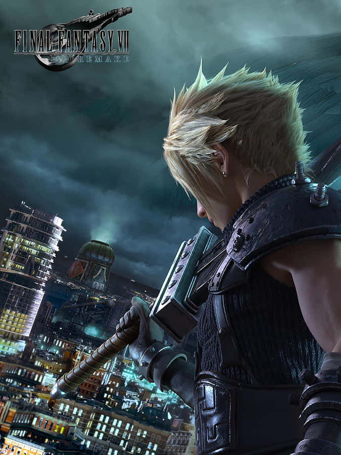 Final Fantasy V I I Remake Cloud Strife Buster Sword Wallpaper
