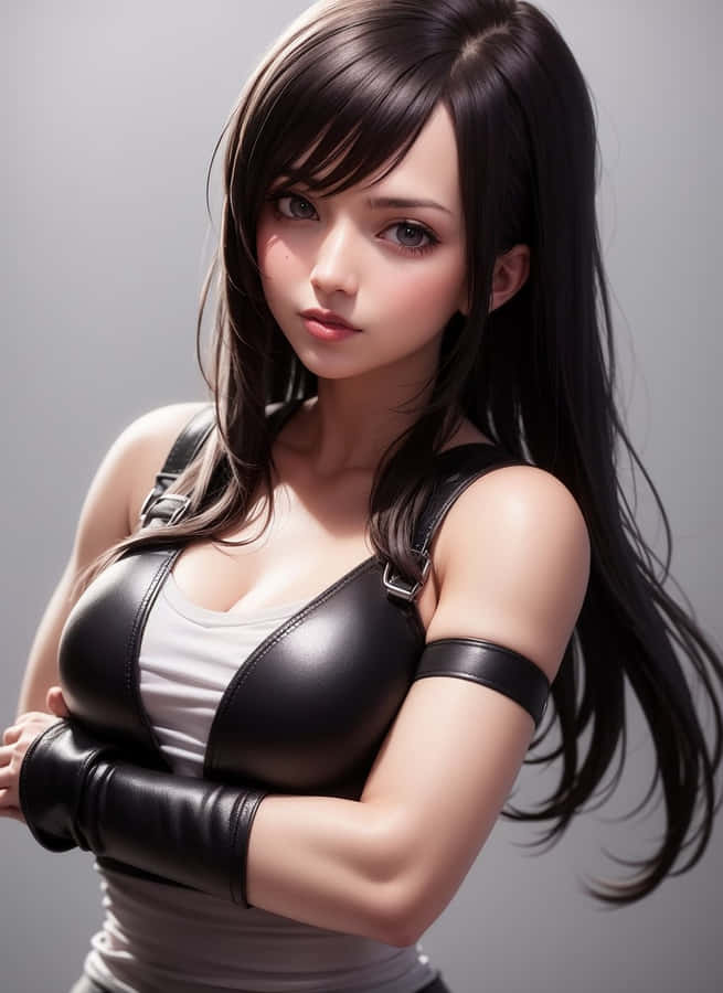 Final Fantasy V I I Remake Tifa Lockhart Portrait Wallpaper