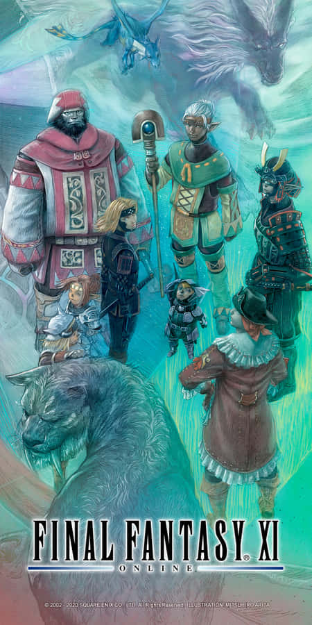 Final Fantasy X I Online Poster Wallpaper