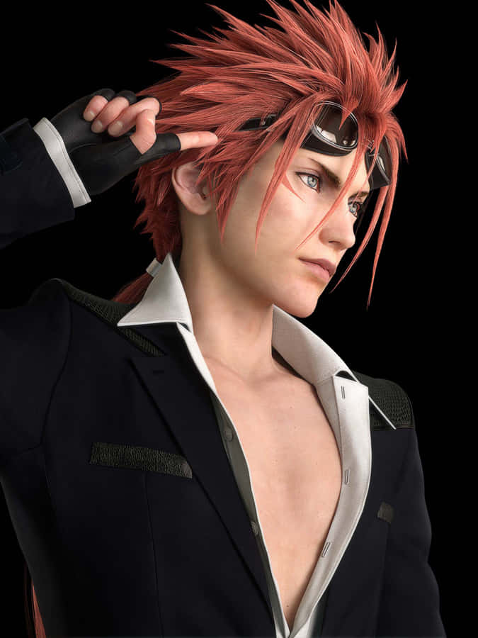 Final Fantasy7 Remake Character Salute Wallpaper