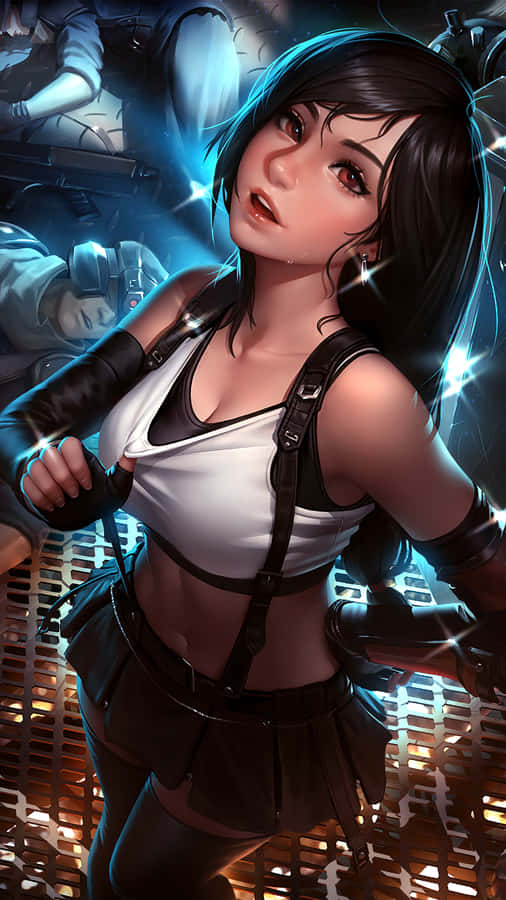 Final Fantasy7 Remake Tifa Lockhart Artwork Wallpaper