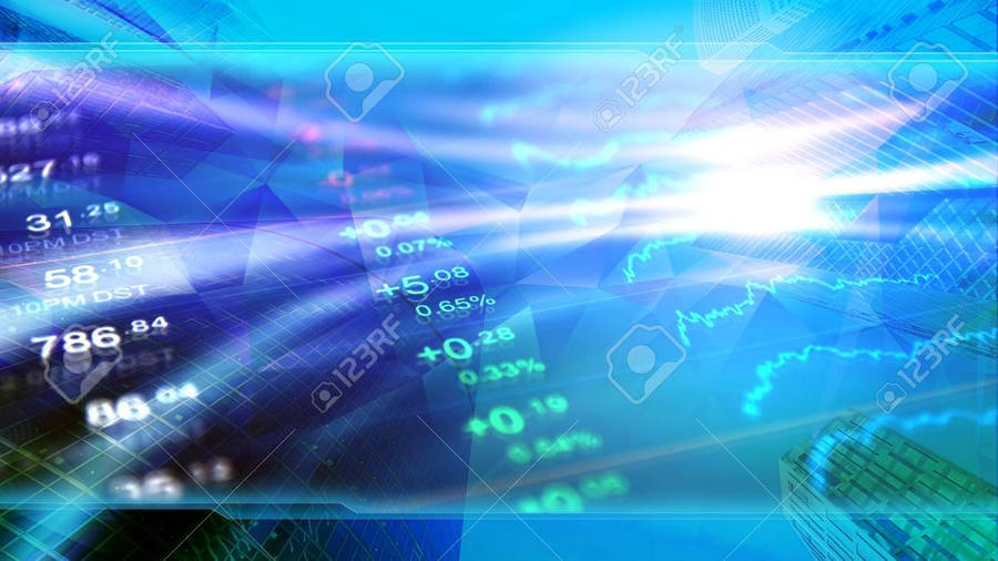 Finance Numbers And Charts Wallpaper