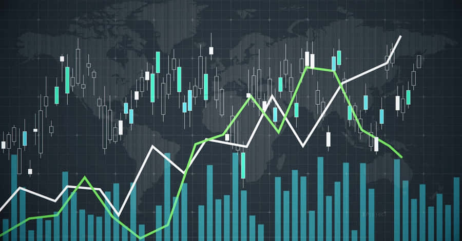 Financial Market Analysis Chart Wallpaper