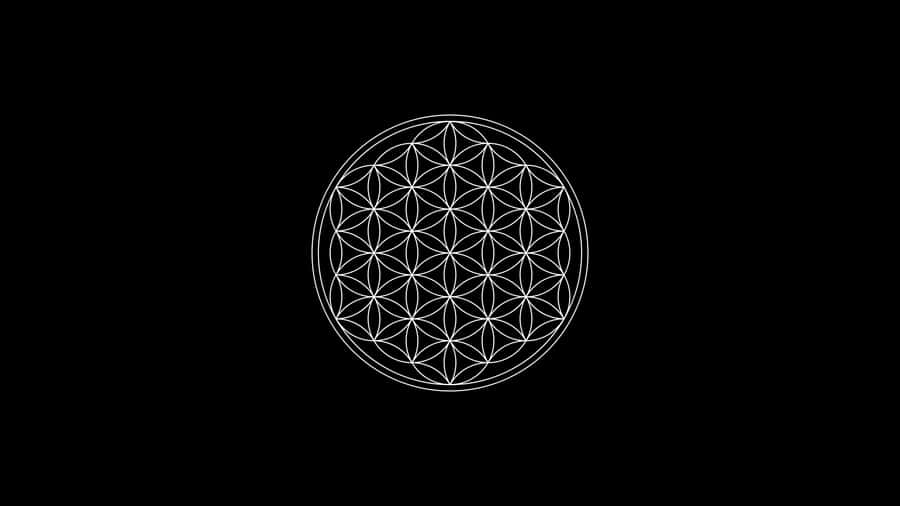 Find Balance And Harmony In The Sacred Flower Of Life Wallpaper