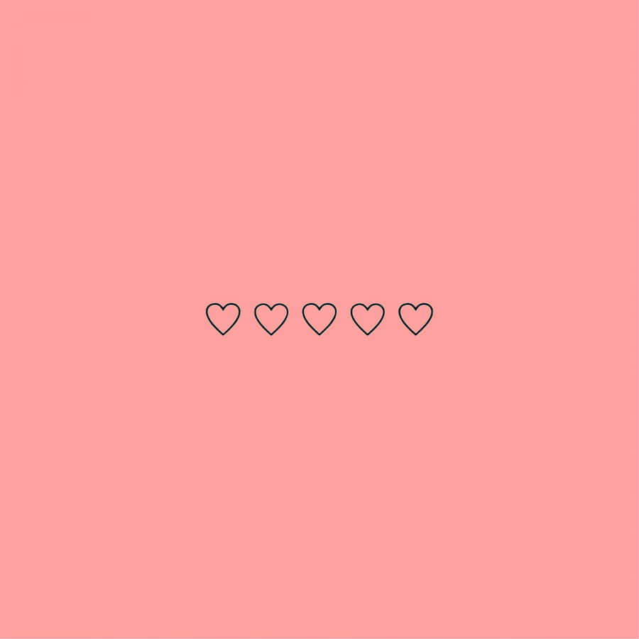 Find Peace In The Beauty Of Nature, With A Growing Peach Tree In A Pastel Peach Themed Aesthetic. Wallpaper