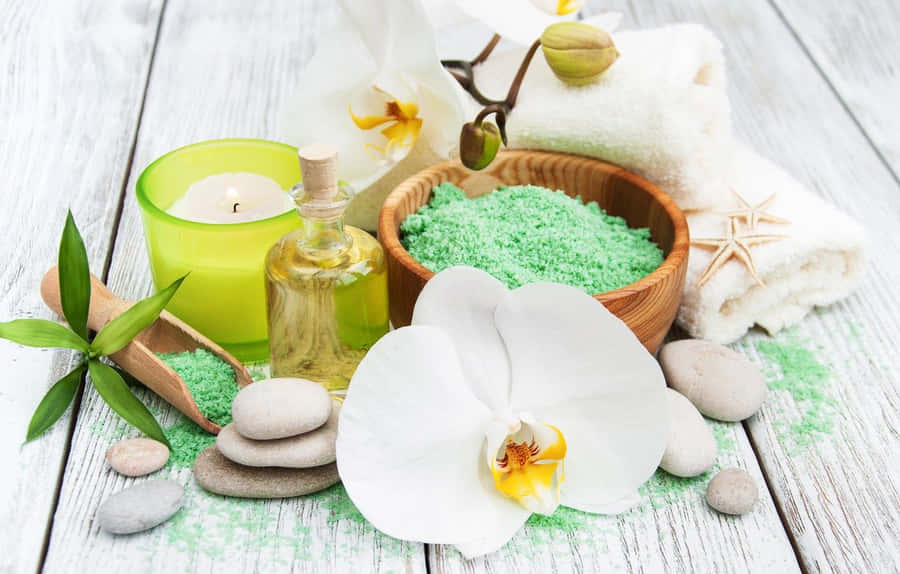 Find Your Balance: Relax With Aromatherapy Wallpaper