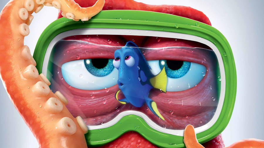 Finding Dory Hank Wears Googles Wallpaper